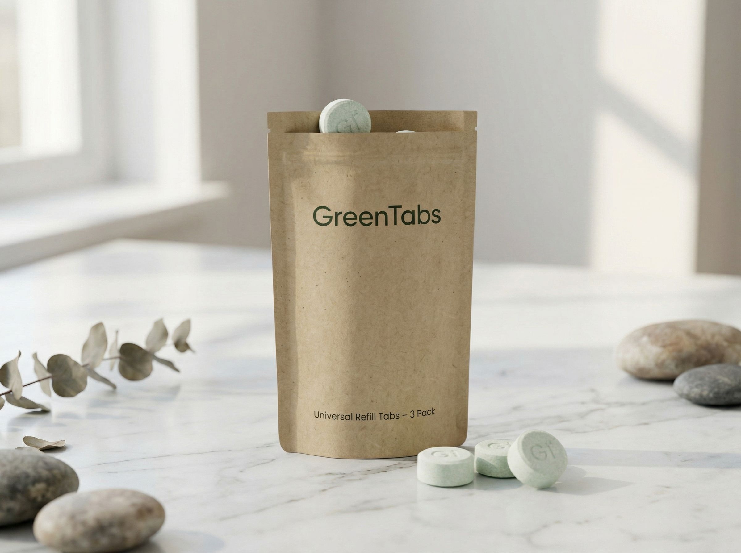 3 GreenTab Tabs